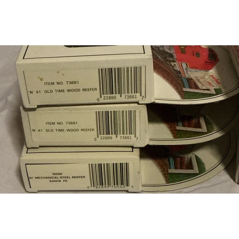 Lot Of 10 N Scale Frieght Cars, Tankers, Hoppers, Box‎ Cars, Bachmann #1